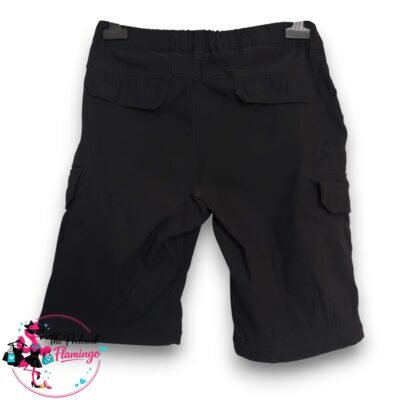 BG Clothing Mens Black Workwear Cargo Shorts Utility Stretch Combat Shorts Waist 32-34-2