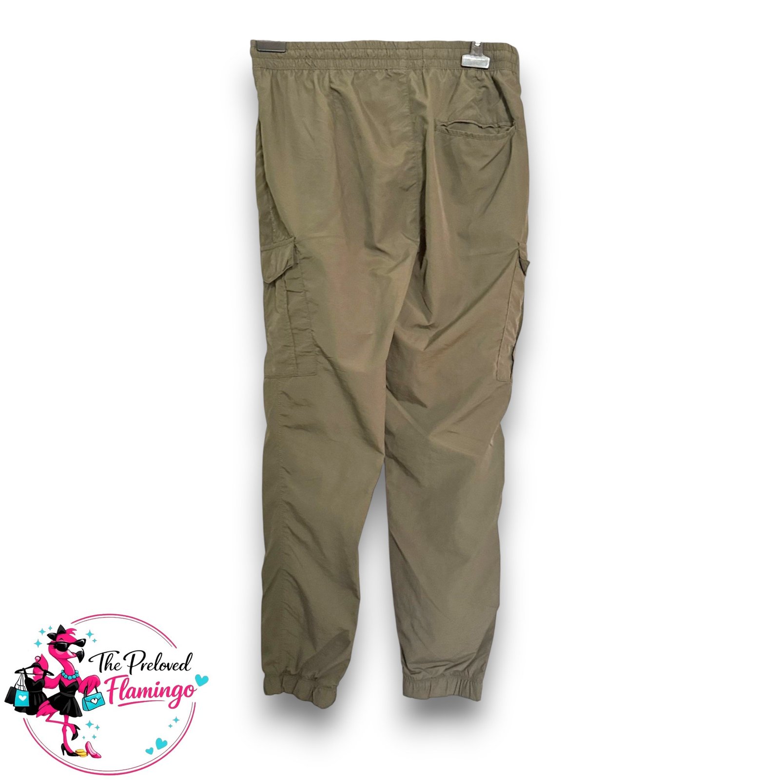 Brave Soul Mens Khaki Cargo Trousers Joggers Utility Techwear Waterproof Style 34 - Image 3