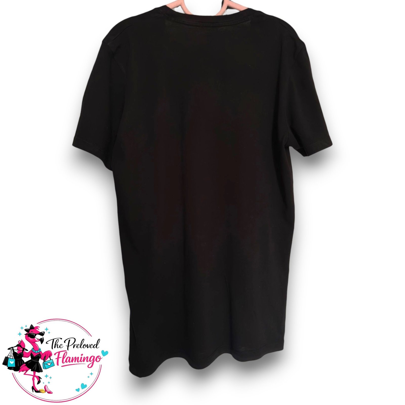 Jack & Jones Mens Black T Shirt Medium Originals Crew Neck Cotton Casual Logo Tee M - Image 4