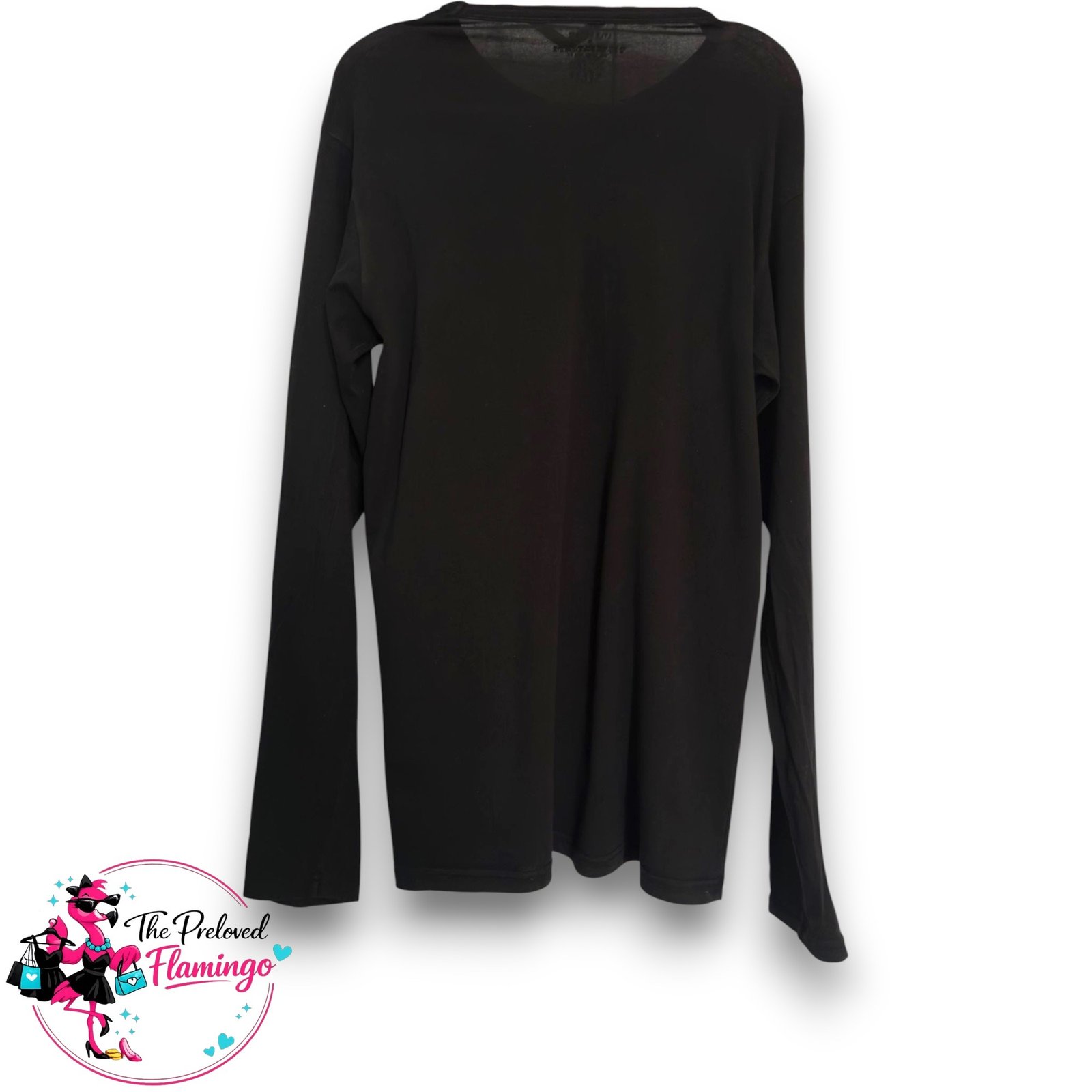 Lyle & Scott Mens Black Long Sleeve T Shirt Crew Neck Casual Basic Stretch Tee Size M - Image 3