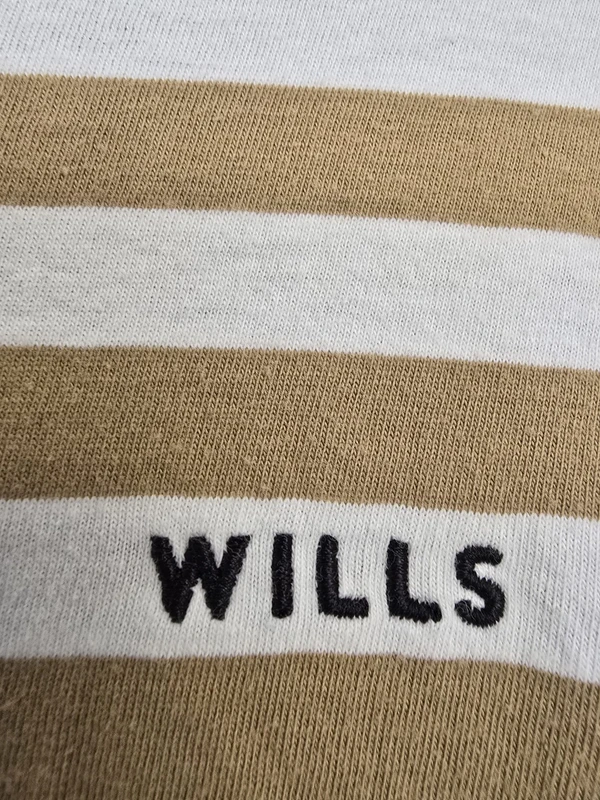 Jack Wills Striped T-Shirt Dress – Brown & White - Image 2
