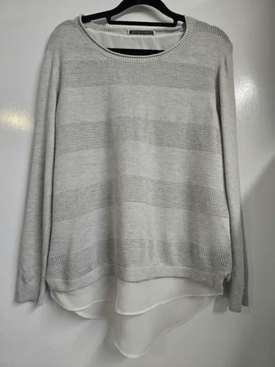 Maison de Nimes 2-in-1 Knitted Top – Grey
