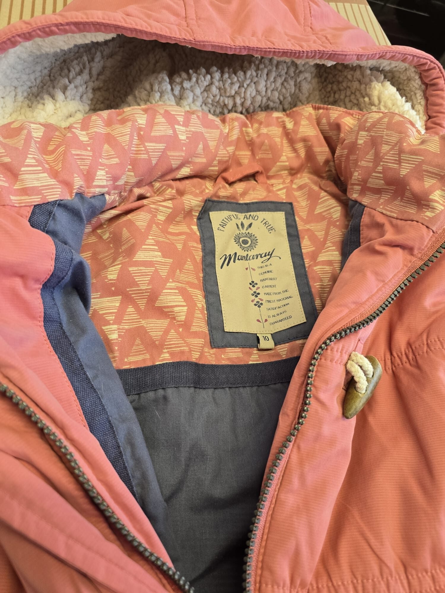 Mantaray Coral Pink Hooded Gilet – UK 10 - Image 7