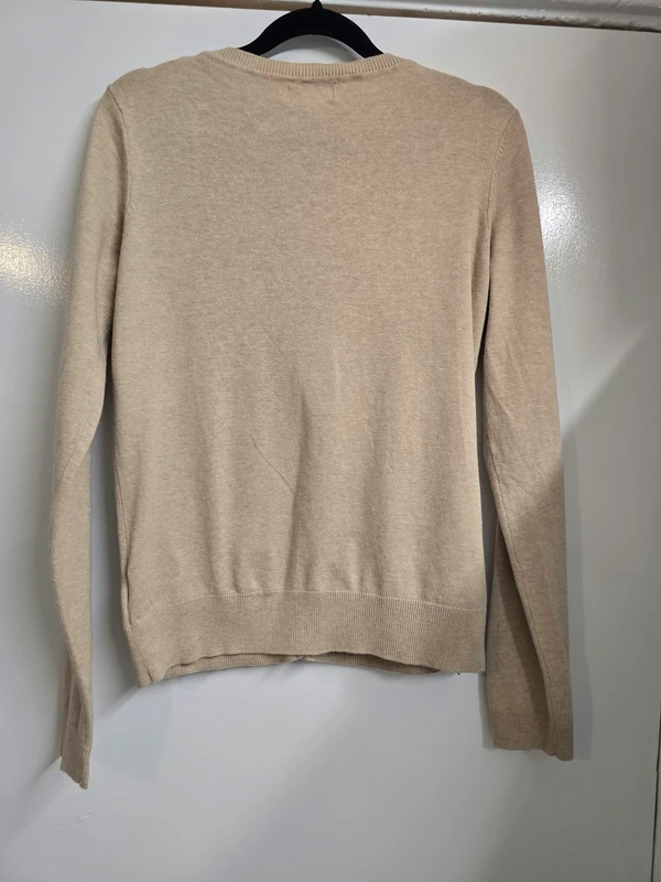 New Look V-Neck Cardigan – Beige - Image 2