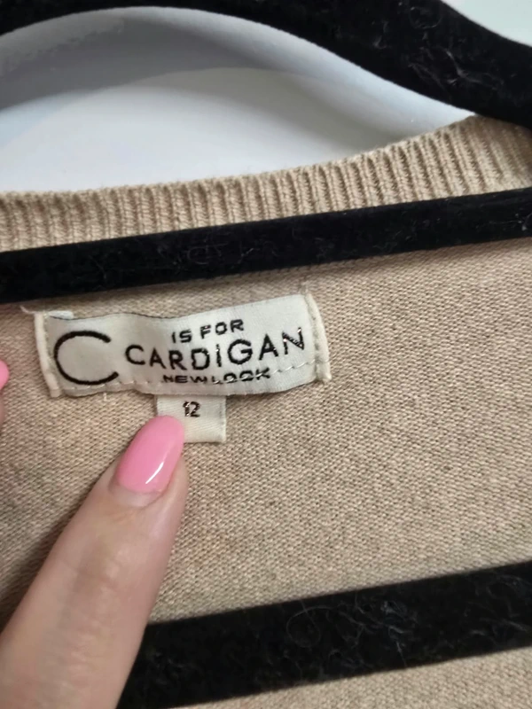 New Look V-Neck Cardigan – Beige - Image 5