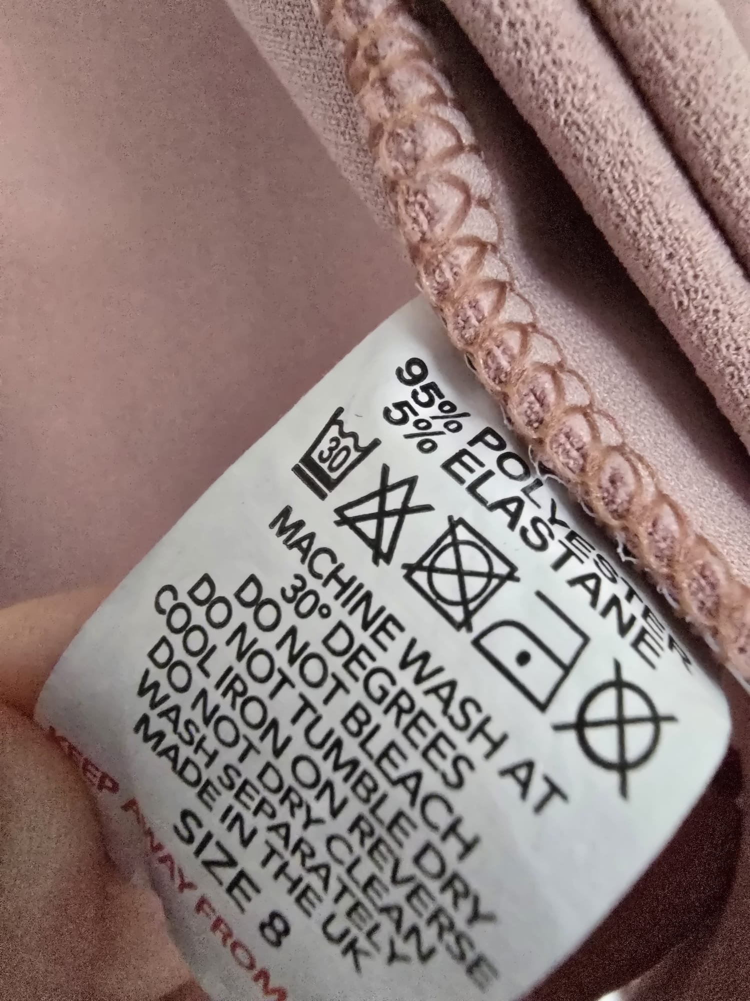 Stylewise Open Front Jacket – Dusky Pink - Image 2